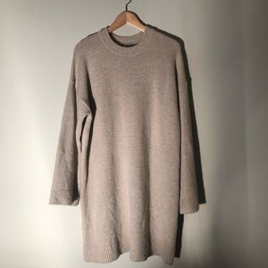 ASOS oversized sweater dress with bell sleeves